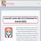 lovecraftapk.com