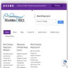 mannalyrics.com