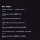 mattjibson.com