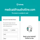 medicaidfraudhotline.com