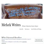 mehekwrites.com