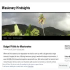 missionaryhindsights.com