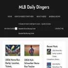 mlbdailydingers.com