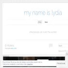 mynameislydia.com