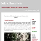 nehruplanetarium.org