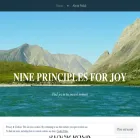 nineprinciplesforjoy.com