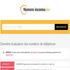 numeroinconnu.be