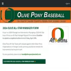 oliveponybaseball.com