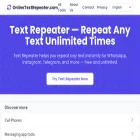 onlinetextrepeater.com