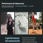 performanceartresources.com
