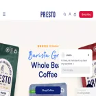 prestocoffee.com