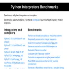 pybenchmarks.org