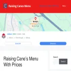 raisingcanesmenu.com