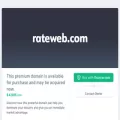 rateweb.com