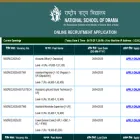 recruitment.nsd.gov.in