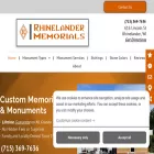 rhinelandermemorials.com