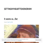 settingmyhearttohonorhim.com