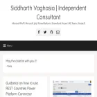 siddharthvaghasia.com
