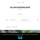 solarpoweredblonde.com