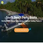 southbeachpartyboats.com