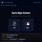 sportsmagicnumbers.com