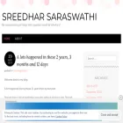 sreedharsaraswathi.com