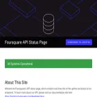 status.foursquare.com