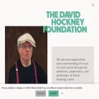 thedavidhockneyfoundation.org