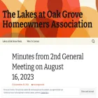 thelakesatoakgrove.com