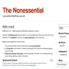 thenonessential.com