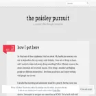 thepaisleypursuit.com