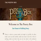 thepoetrybox.com