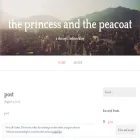 theprincessandthepeacoat.com