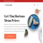 timhortonsmenu.net