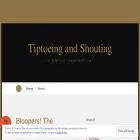 tiptoeandshout.com