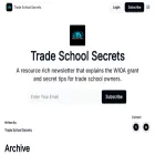 tradeschoolsecret.com