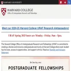 uraf.harvard.edu