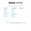 weekendnotes.com