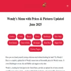 wendymenu.com