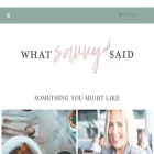 whatsavvysaid.com