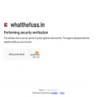 whatthefuss.in