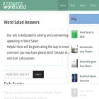 wordsaladanswers.com
